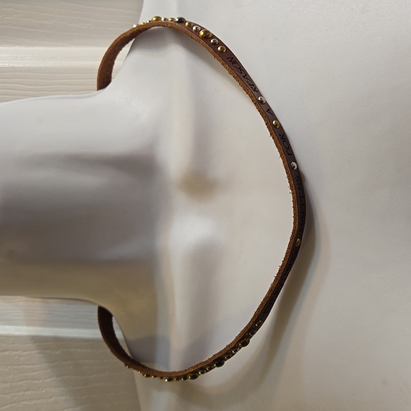 Dillon Rogers "Everything Happens For A Reason" Leather Necklace NWOT - Picture 2 of 5